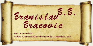 Branislav Bracović vizit kartica